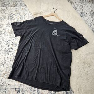 Grunt Style Gadsen Snake Men’s Tee Shirt Black Graphic Top XXXL